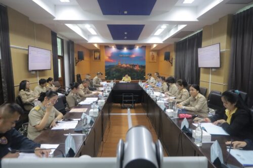 เข้าร่วมประชุมคณะอนุกรรมการศูนย์ปฏิบัติการป้องกันและปราบปรามการค้ามนุษย์จังหวัดเพชรบุรี ครั้งที่ 2/2568